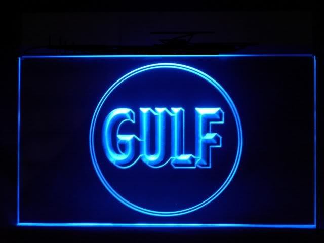 Gulf Gas Station LED Light Sign